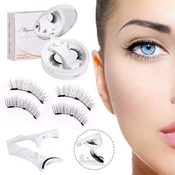 💖Summer Hot Sale - Soft Magnetic Eyelashes All-in-One Box, Reusable