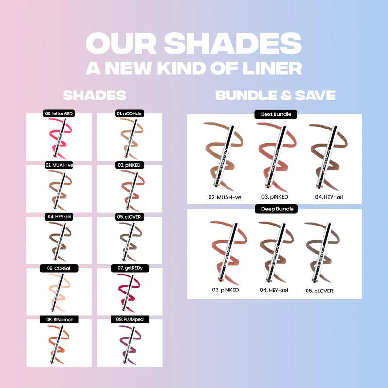 NEWYUO LIP LINER STAY-N - Peel-Off Lip Liner Stain 🔥Final 3 hours 60% off