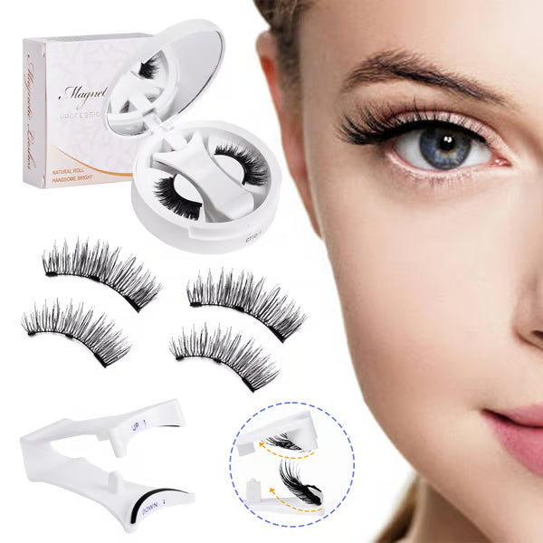💖Summer Hot Sale - Soft Magnetic Eyelashes All-in-One Box, Reusable