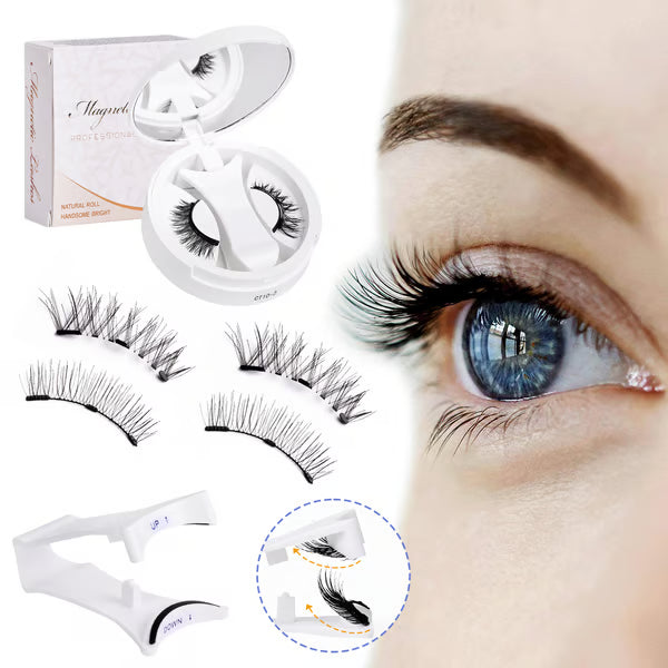 💖Summer Hot Sale - Soft Magnetic Eyelashes All-in-One Box, Reusable