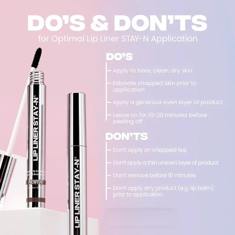 NEWYUO LIP LINER STAY-N - Peel-Off Lip Liner Stain 🔥Final 3 hours 60% off