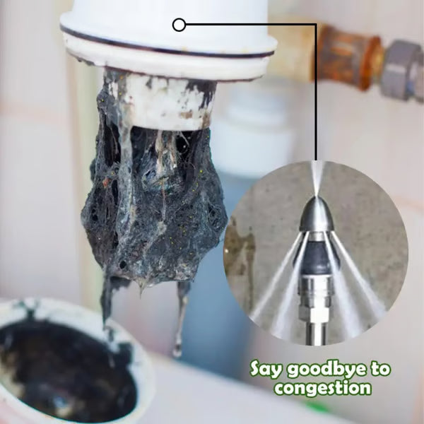 🔥Hot Sale-30% OFF💥Sewer Cleaning Tool High-pressure Nozzle