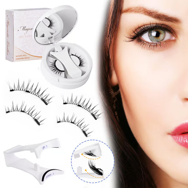 💖Summer Hot Sale - Soft Magnetic Eyelashes All-in-One Box, Reusable