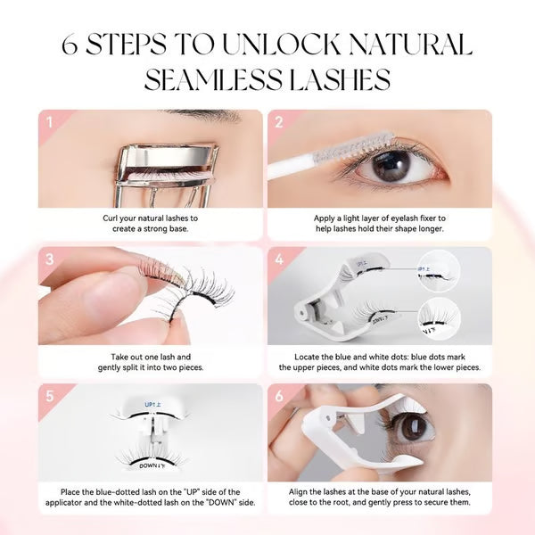 💖Summer Hot Sale - Soft Magnetic Eyelashes All-in-One Box, Reusable