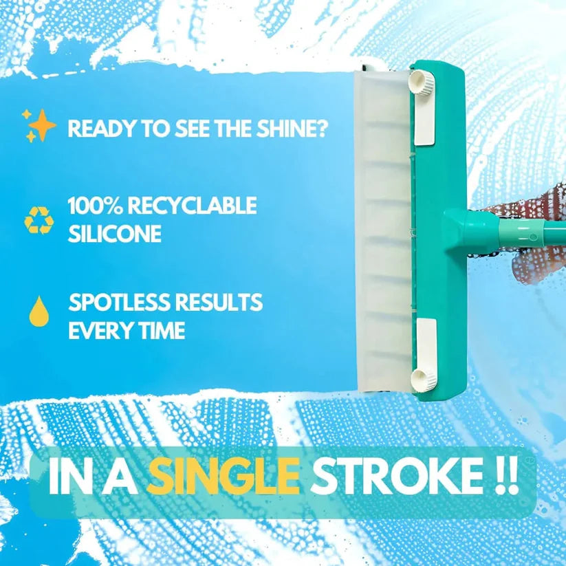 Alisanda™⭐⭐⭐ Final 4 Hours: 67% OFF Recyclable Silicone Window Squeegee Kit