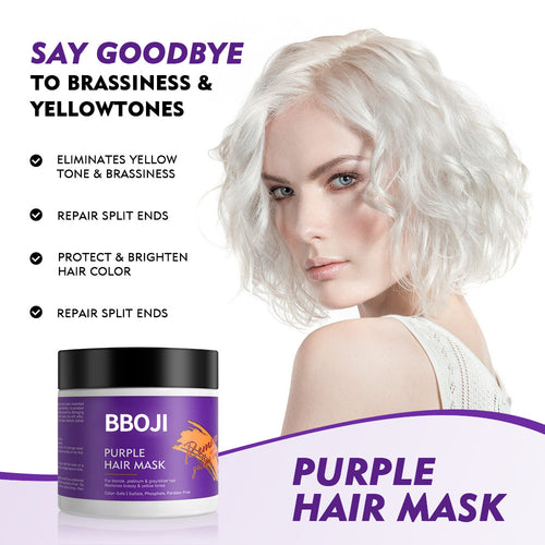 🔥✨Lila Maske gegen gelbes Haar 💜 Verabschieden Sie sich von roten Highlights! 💜