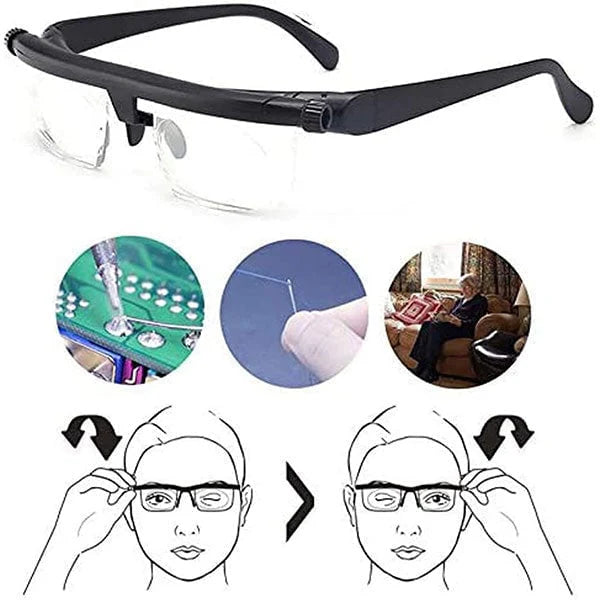 Adjustable Focus Glasses for Near and Far Sight đ„Final 3 hours 60% off