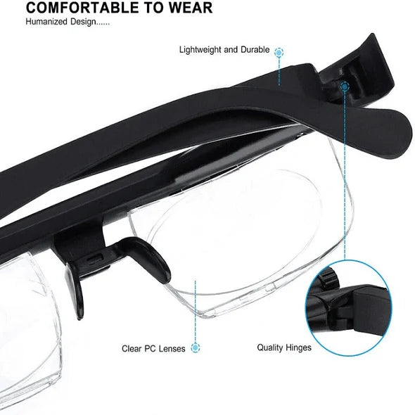 Adjustable Focus Glasses for Near and Far Sight đ„Final 3 hours 60% off