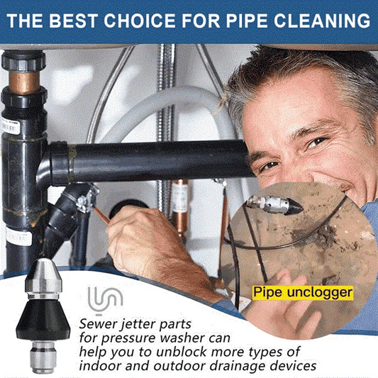 🔥Hot Sale-30% OFF💥Sewer Cleaning Tool High-pressure Nozzle
