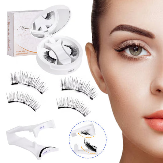 💖Summer Hot Sale - Soft Magnetic Eyelashes All-in-One Box, Reusable