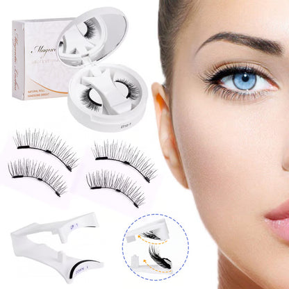 💖Summer Hot Sale - Soft Magnetic Eyelashes All-in-One Box, Reusable