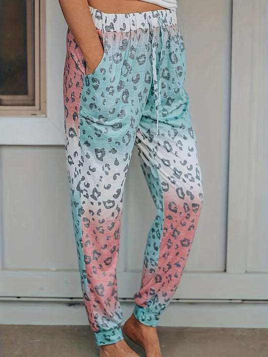 Women's autumn fashion new leopard print leggings loose fit