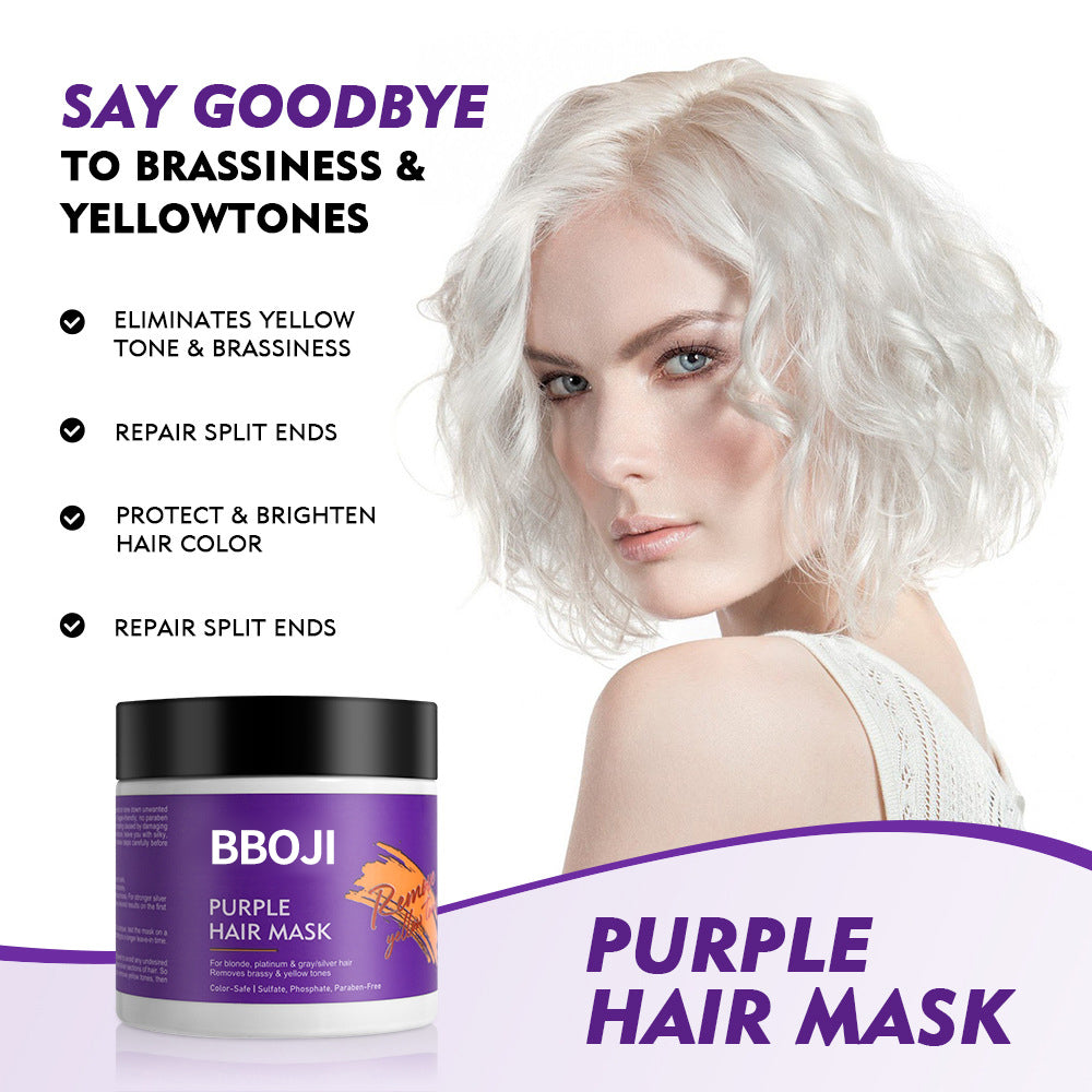 🔥✨Lila Maske gegen gelbes Haar 💜 Verabschieden Sie sich von roten Highlights! 💜